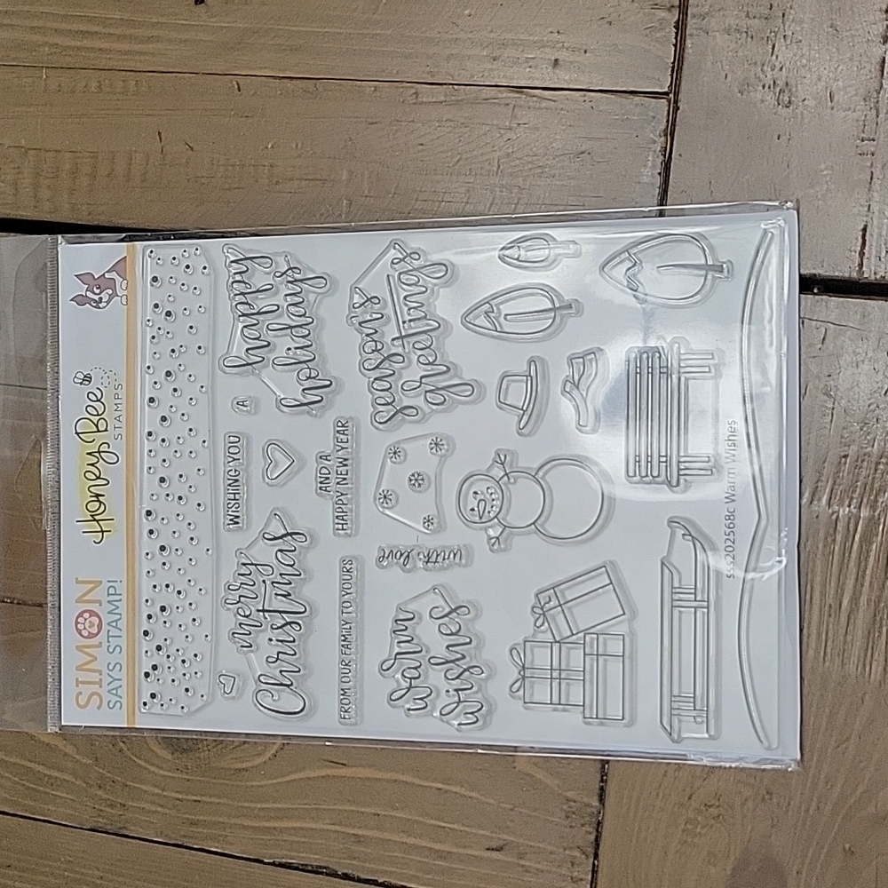 Honey Bee stamp Stamptember 2022 clear stamp Christmas stamp set